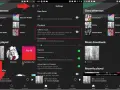 Ekran aplikacji Spotify z włączonym trybem offline.