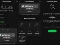 Ekran Spotify z kodem QR do połączenia z przyjaciółmi i instrukcjami słuchania muzyki razem.