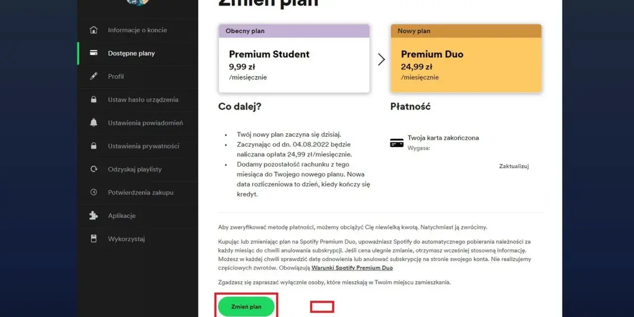 Jak zmienić plan na Spotify i uniknąć zbędnych opłat