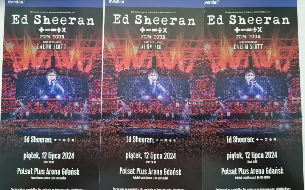 Jak zamówić memory ticket Ed Sheeran i uniknąć oszustw?