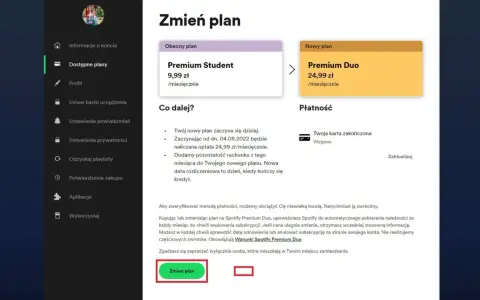 Jak zmienić plan na Spotify i uniknąć zbędnych opłat