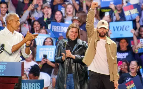 Kogo popiera Eminem? Zaskakujące wsparcie dla Kamali Harris