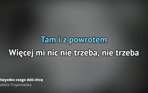 Tekst piosenki wszystko czego dzis chce – zrozum tekst i emocje