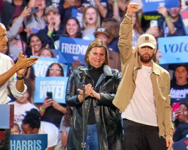 Kogo popiera Eminem? Zaskakujące wsparcie dla Kamali Harris