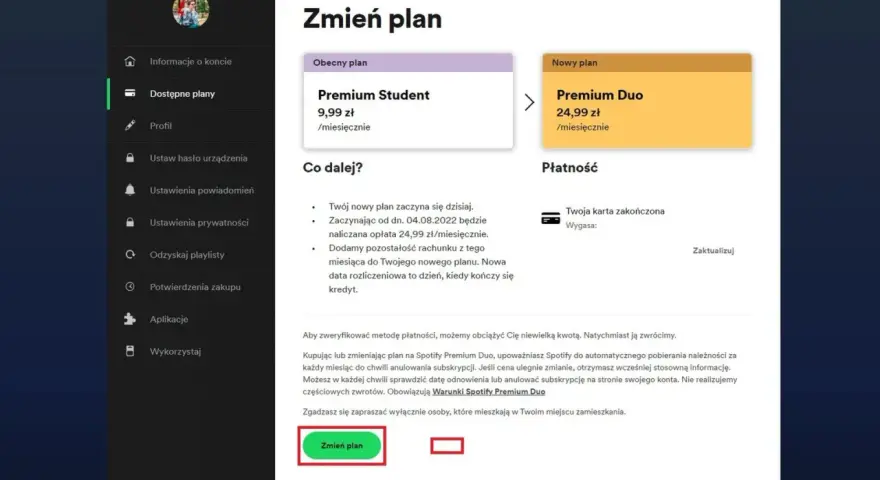 Jak zmienić plan na Spotify i uniknąć zbędnych opłat